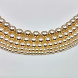 Ivory Shell Pearls, 4mm, 6mm, 8mm 10mm 12mm
