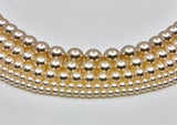 Ivory Shell Pearls, 4mm, 6mm, 8mm 10mm 12mm