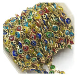 Evil Eye Chain By Chain 36 Inches