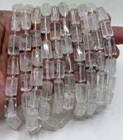 Gemstone Tubes, 12mm x 6mm Cylinder Tubes
