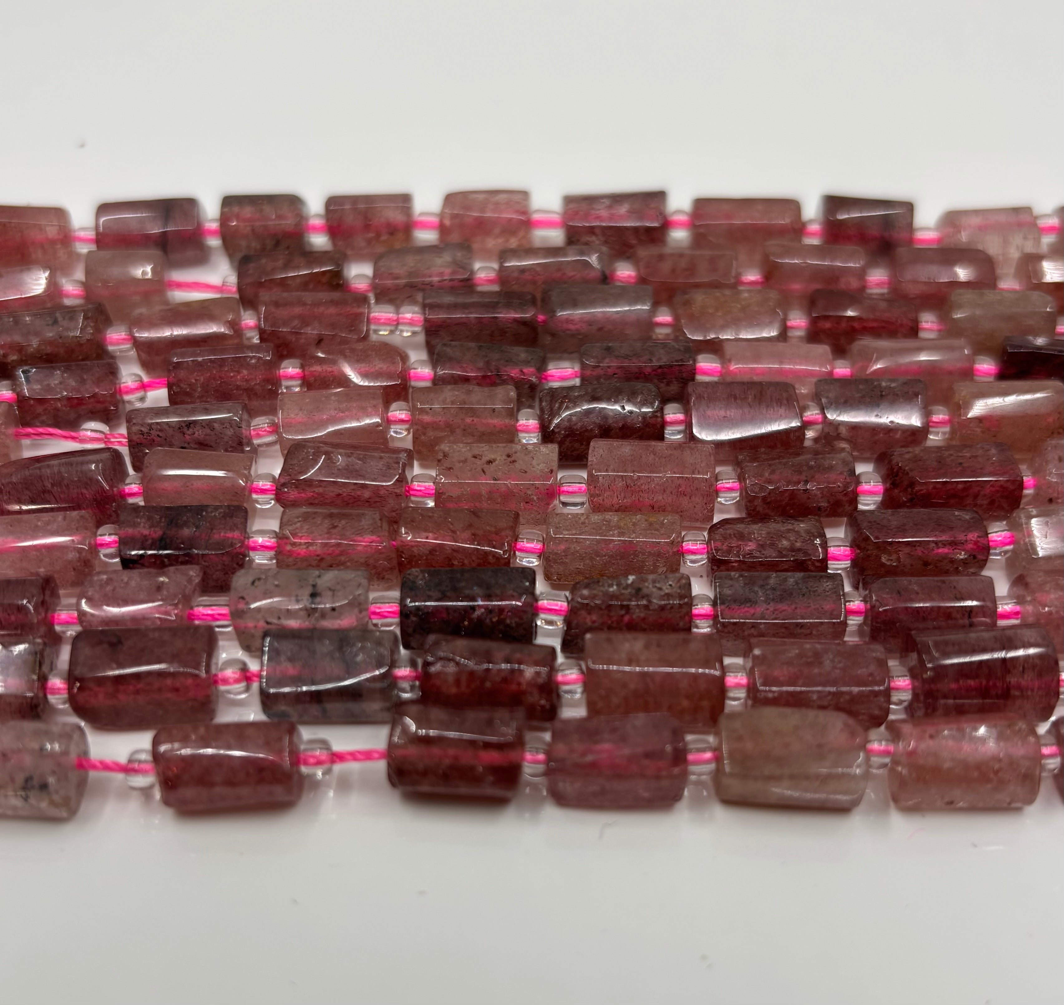 Gemstone Tubes, 12mm x 6mm Cylinder Tubes