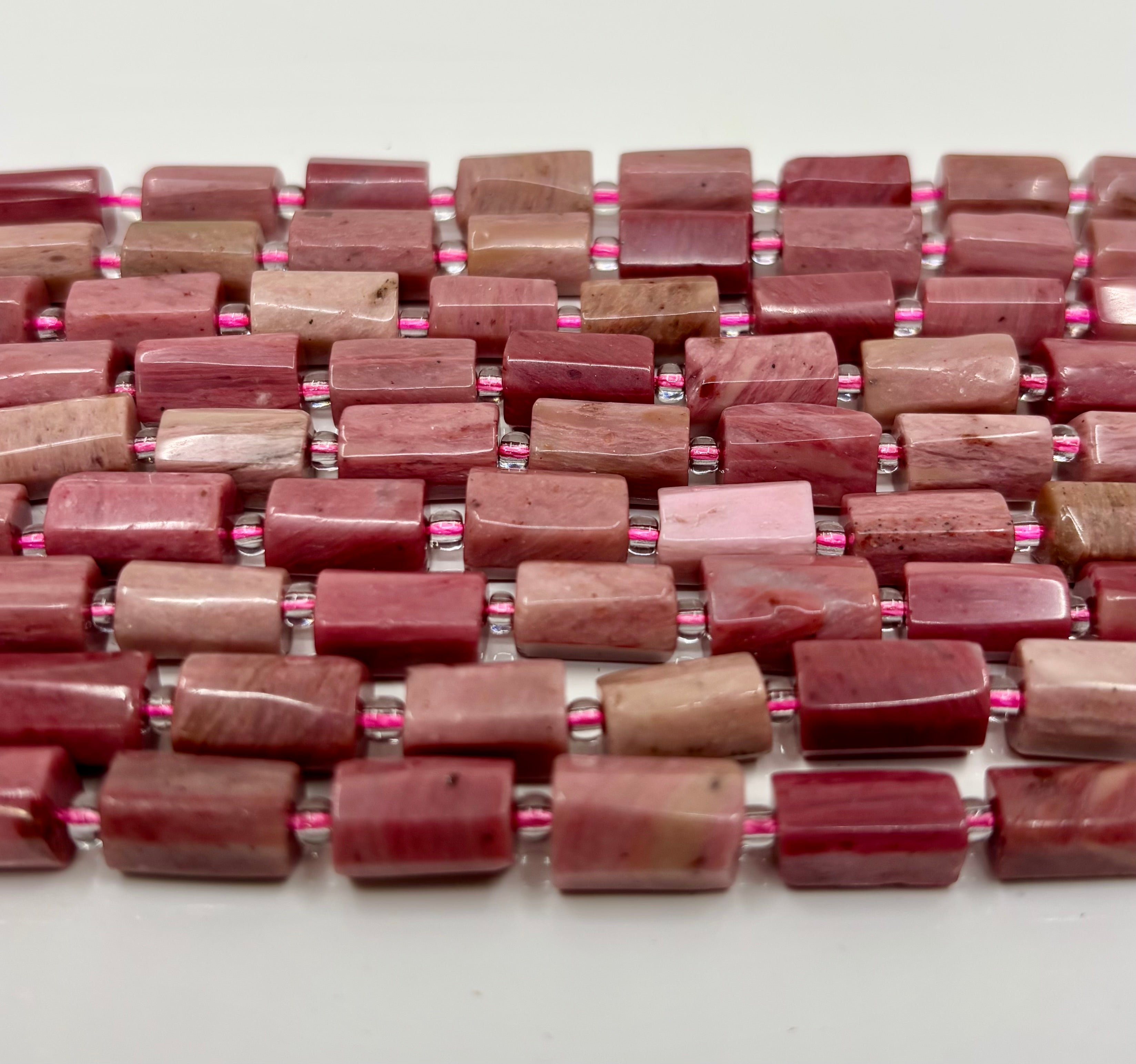 Gemstone Tubes, 12mm x 6mm Cylinder Tubes