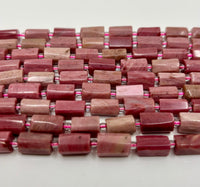 Gemstone Tubes, 12mm x 6mm Cylinder Tubes
