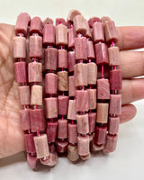 Gemstone Tubes, 12mm x 6mm Cylinder Tubes