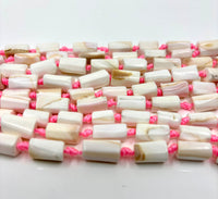Gemstone Tubes, 12mm x 6mm Cylinder Tubes
