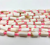 Gemstone Tubes, 12mm x 6mm Cylinder Tubes