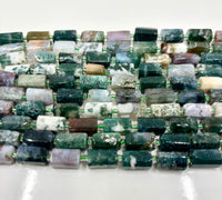 Gemstone Tubes, 12mm x 6mm Cylinder Tubes