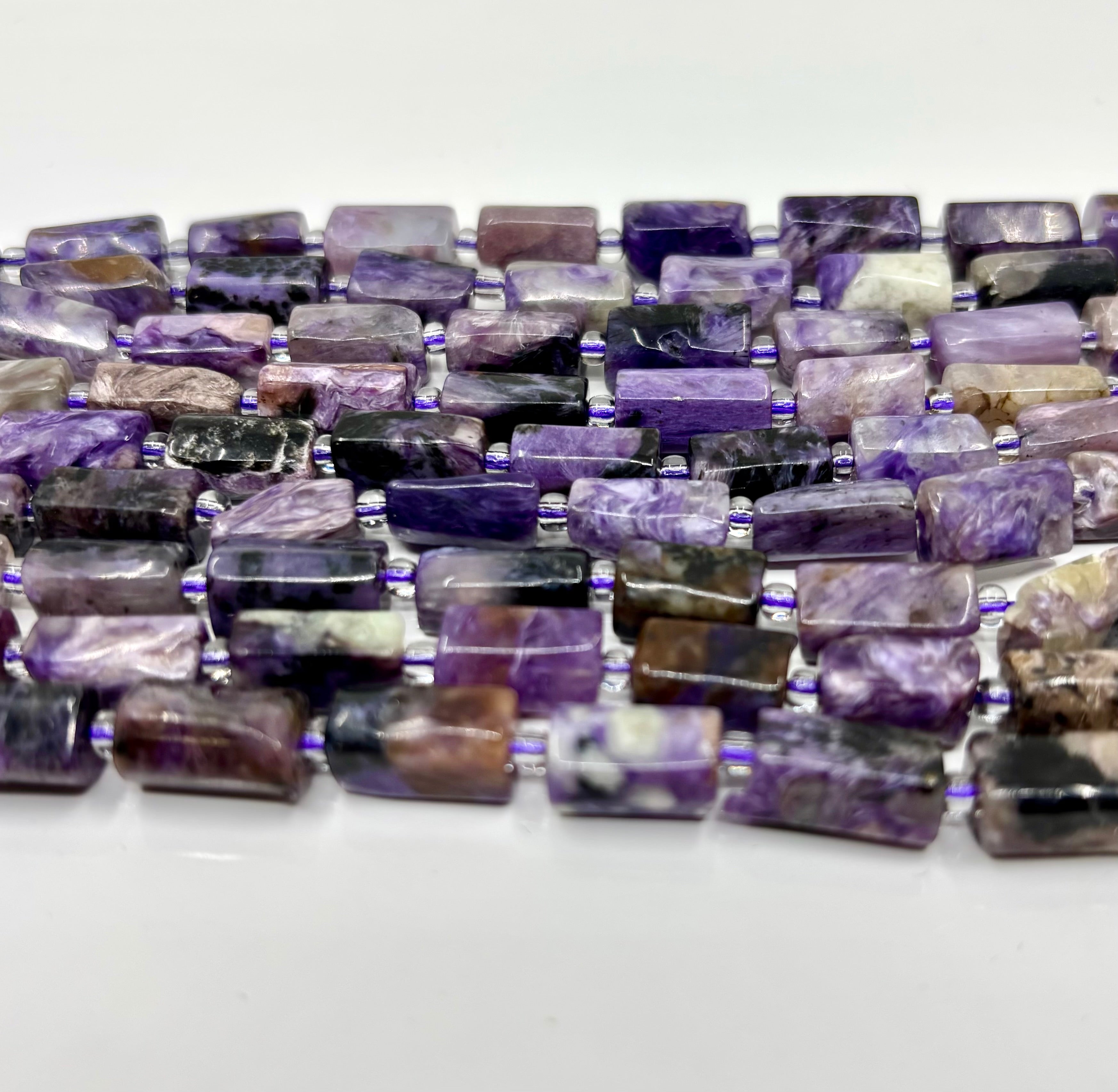 Gemstone Tubes, 12mm x 6mm Cylinder Tubes