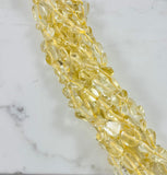 Lavender Amethyst & Lemon Quartz Nugget Beads 5 x 8 mm