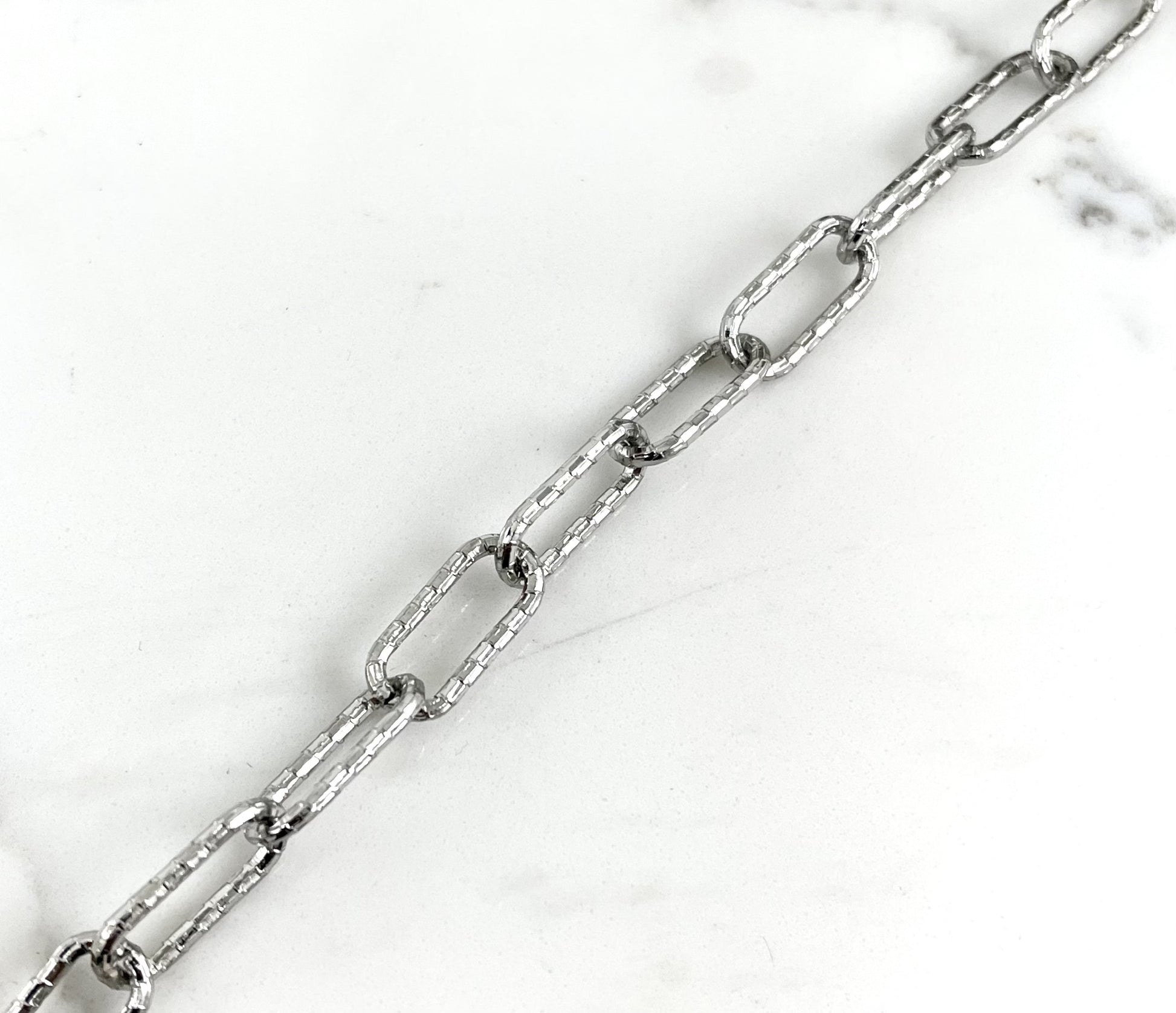 Brass 18k Gold Plated And Rhodium Plated Chain | Bellaire Wholesale
