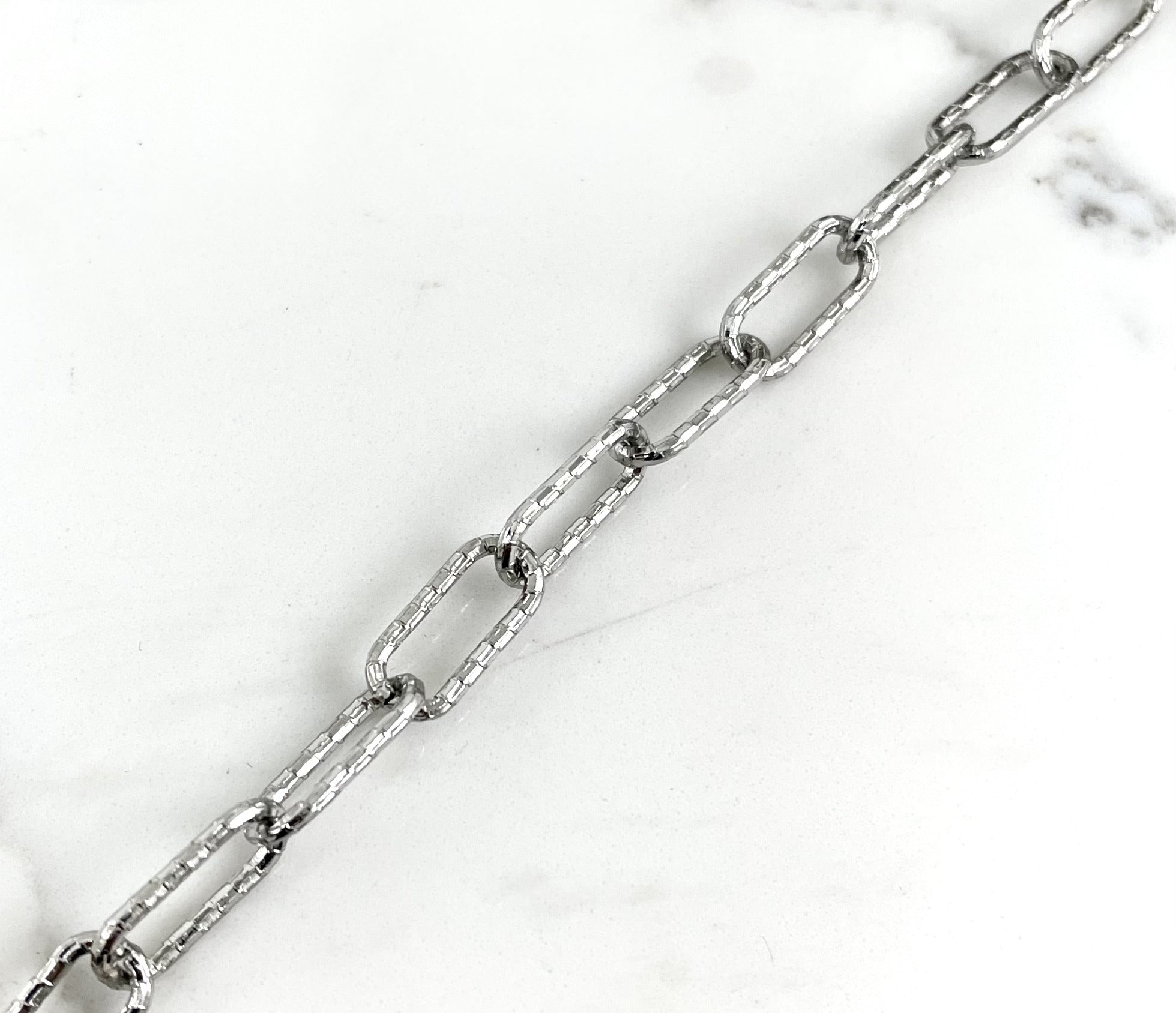 Brass 18k Gold Plated And Rhodium Plated Chain | Bellaire Wholesale