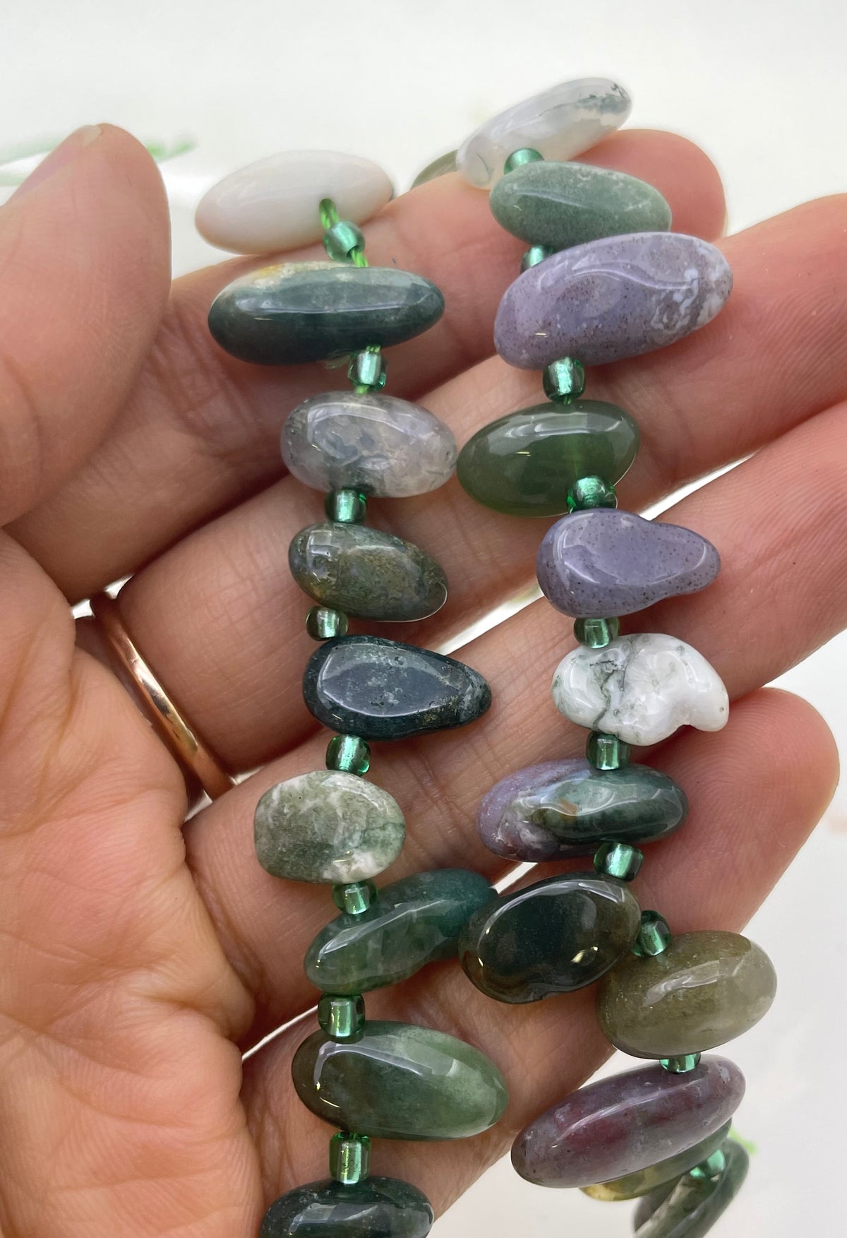 Indian agate raw tooth 