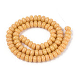 Rondelle Opaque Solid Color Glass Beads Strands