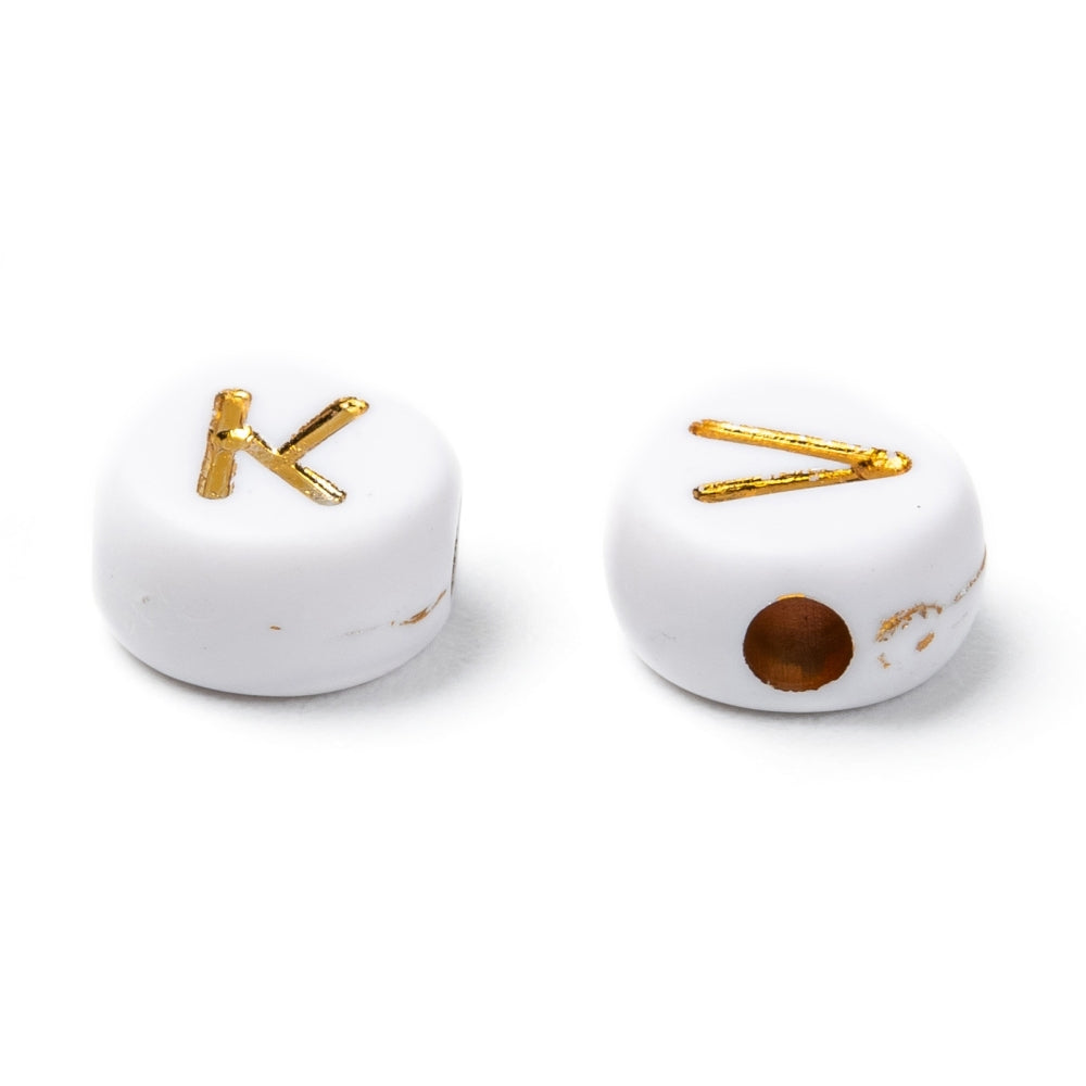 Acrylic Letter Beads A to Z 260 Beads