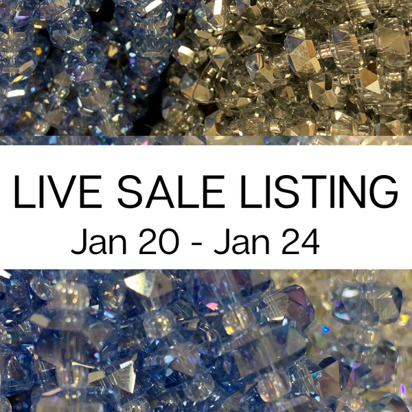 Live Sale Listing for Jan 20 - Jan 24 liviibeans ( 60 item of beads & findings )