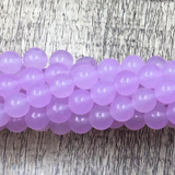 Light lavender jade beads