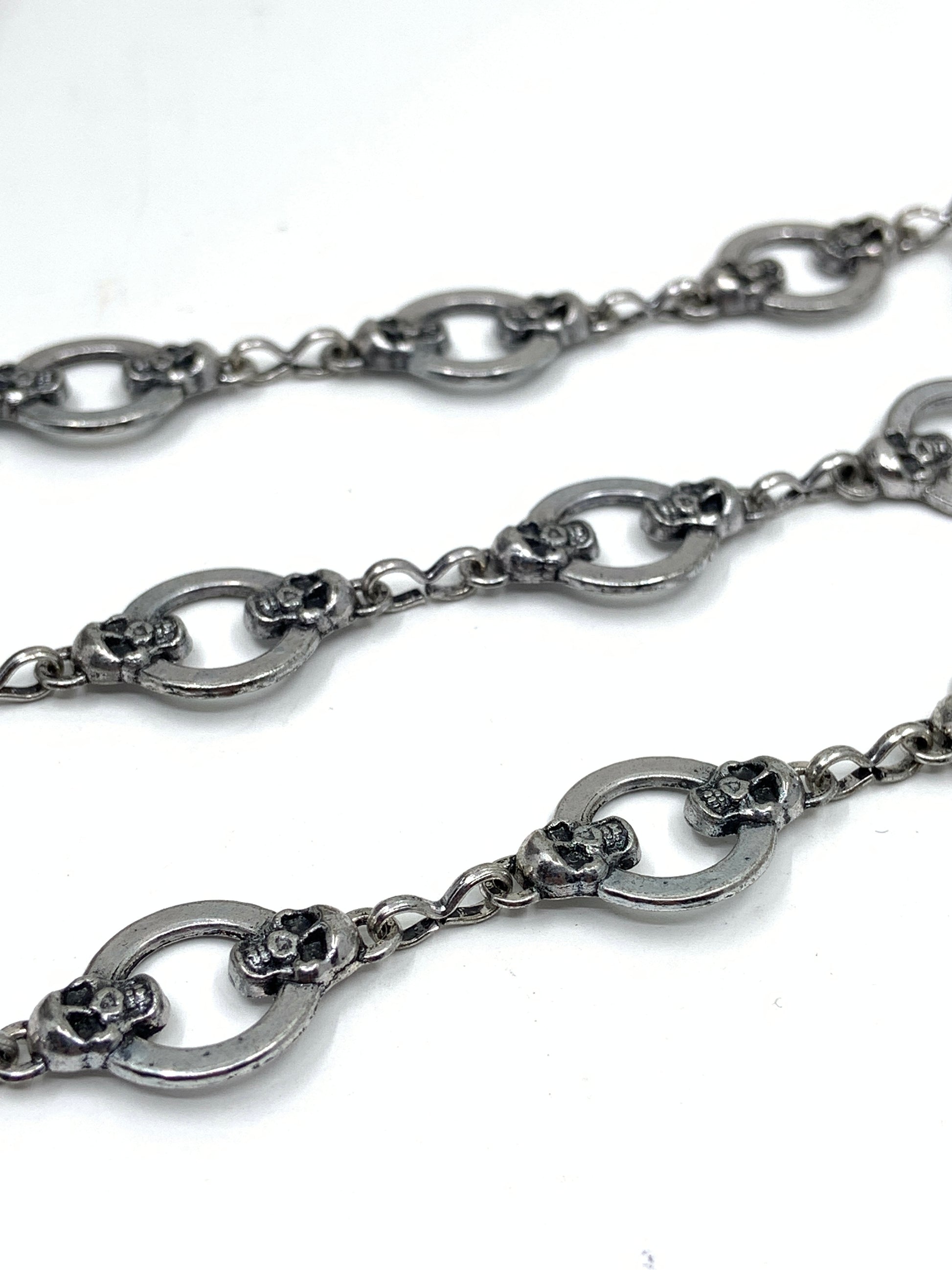 Unfinished Skull Chain for jewelry making