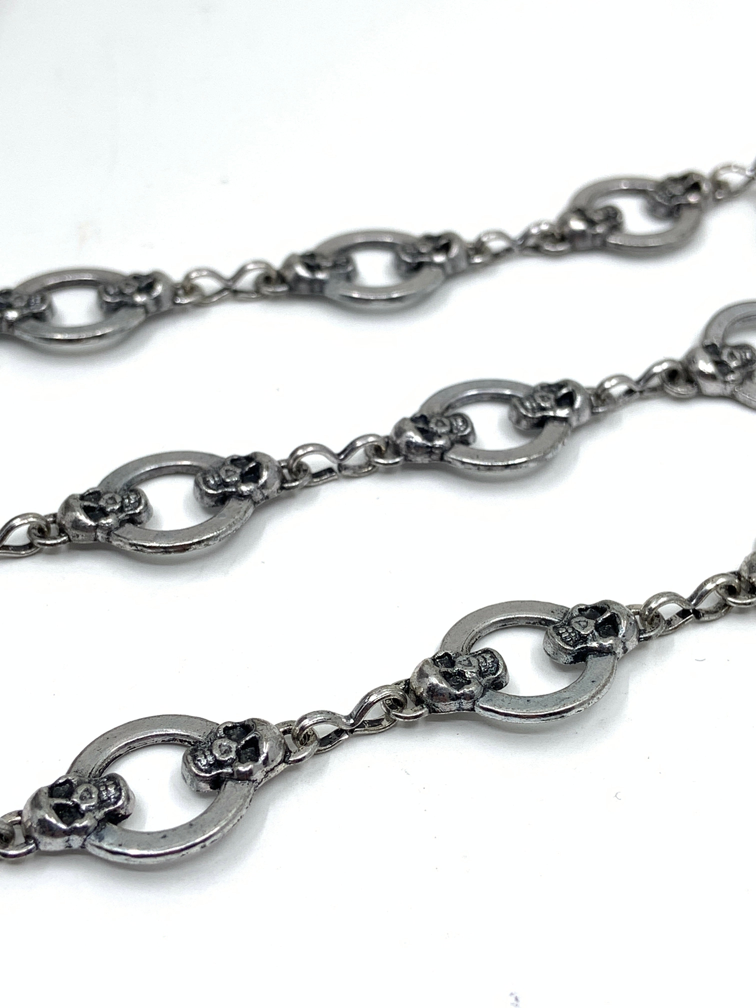 Unfinished Skull Chain for jewelry making