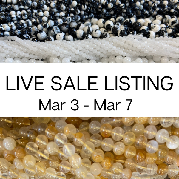 Live Sale Listing for March 3 - March 7 xiii_luglio ( 17 items of beads & findings )