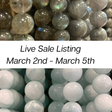 Live Sale Listing For March 2 - March 5 cricks8311 ( 8 items of beads & findings)
