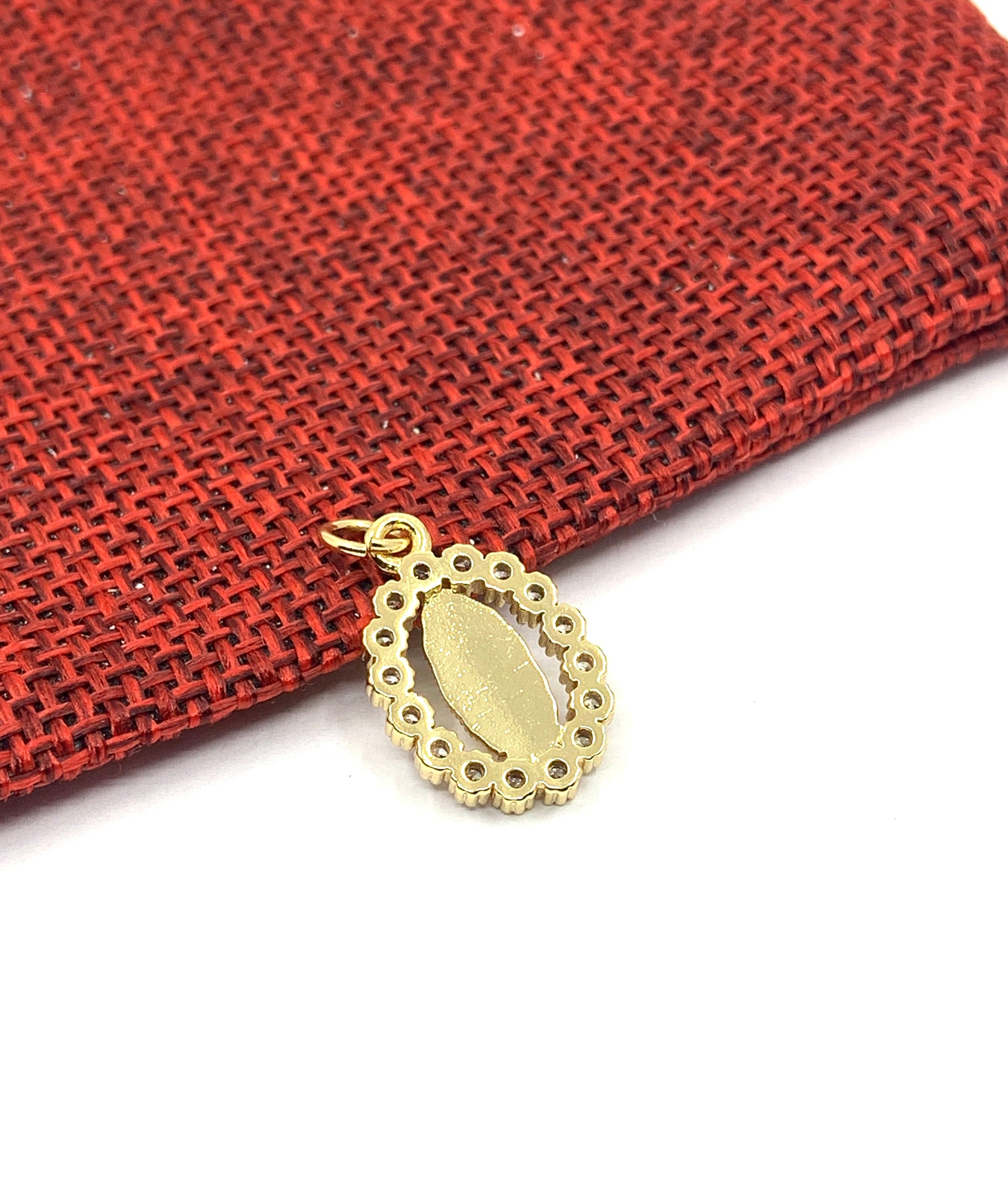 Back side of Mother Mary Pendant