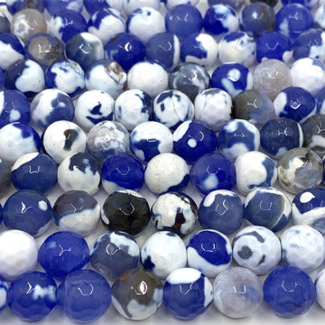 Faceted Round Blue Fire Agate | Bellaire Wholesale
