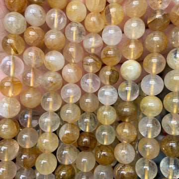 Golden Healer Quartz Beads