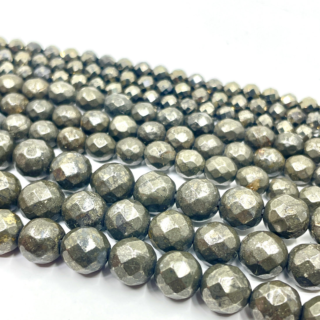 4mm Pyrite Bead | Bellaire Wholesale