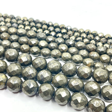 4mm Pyrite Bead | Bellaire Wholesale
