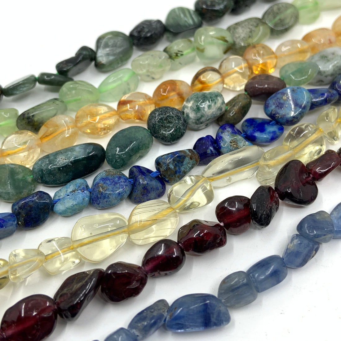 6mm x 8mm Nugget Beads