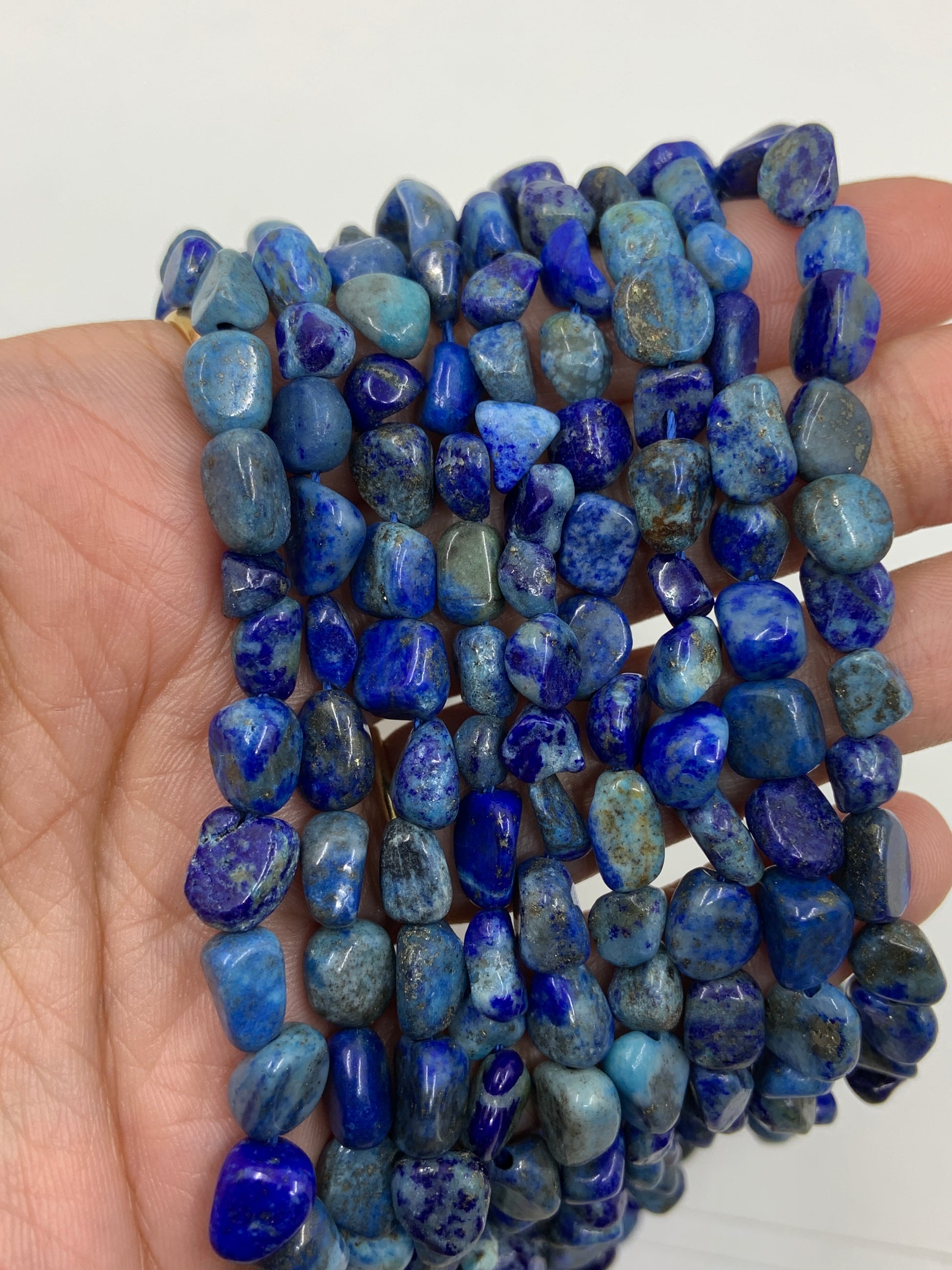 6mm x 8mm Lapis Lazuli Nuggets