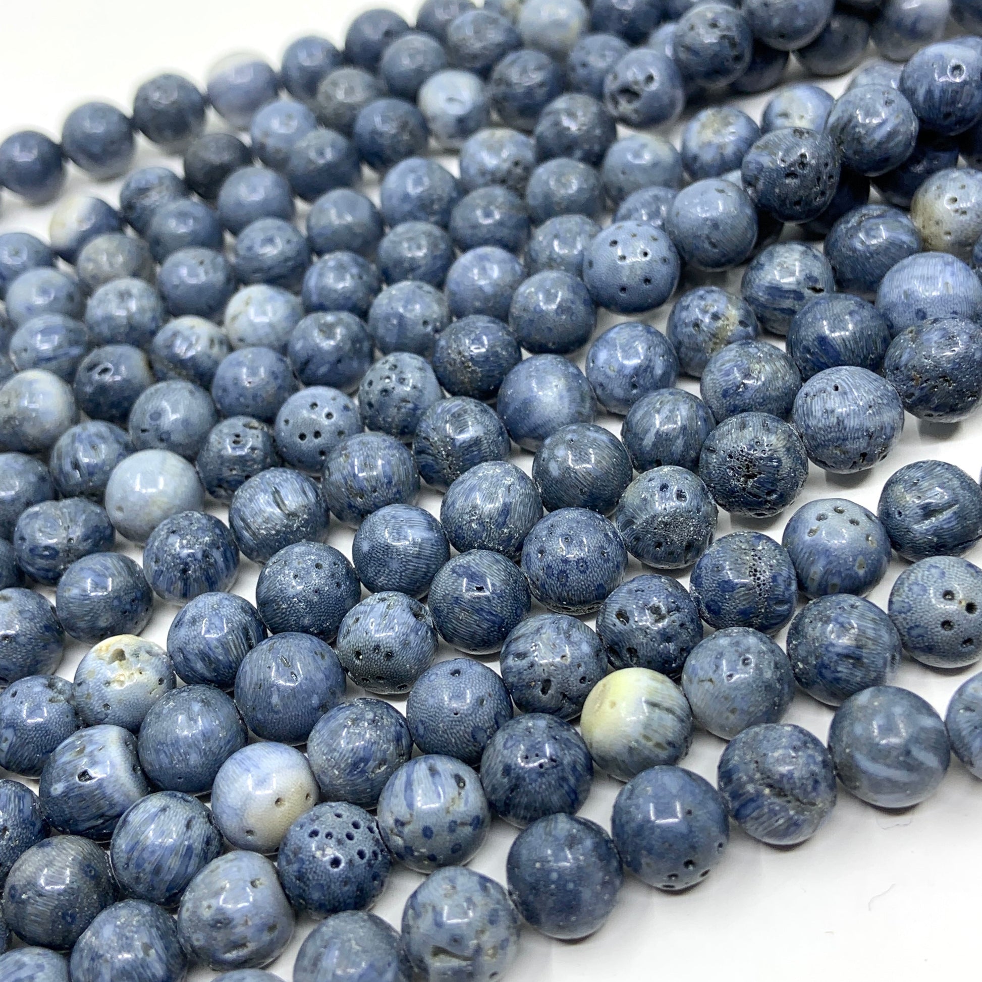 Blue Coral Beads