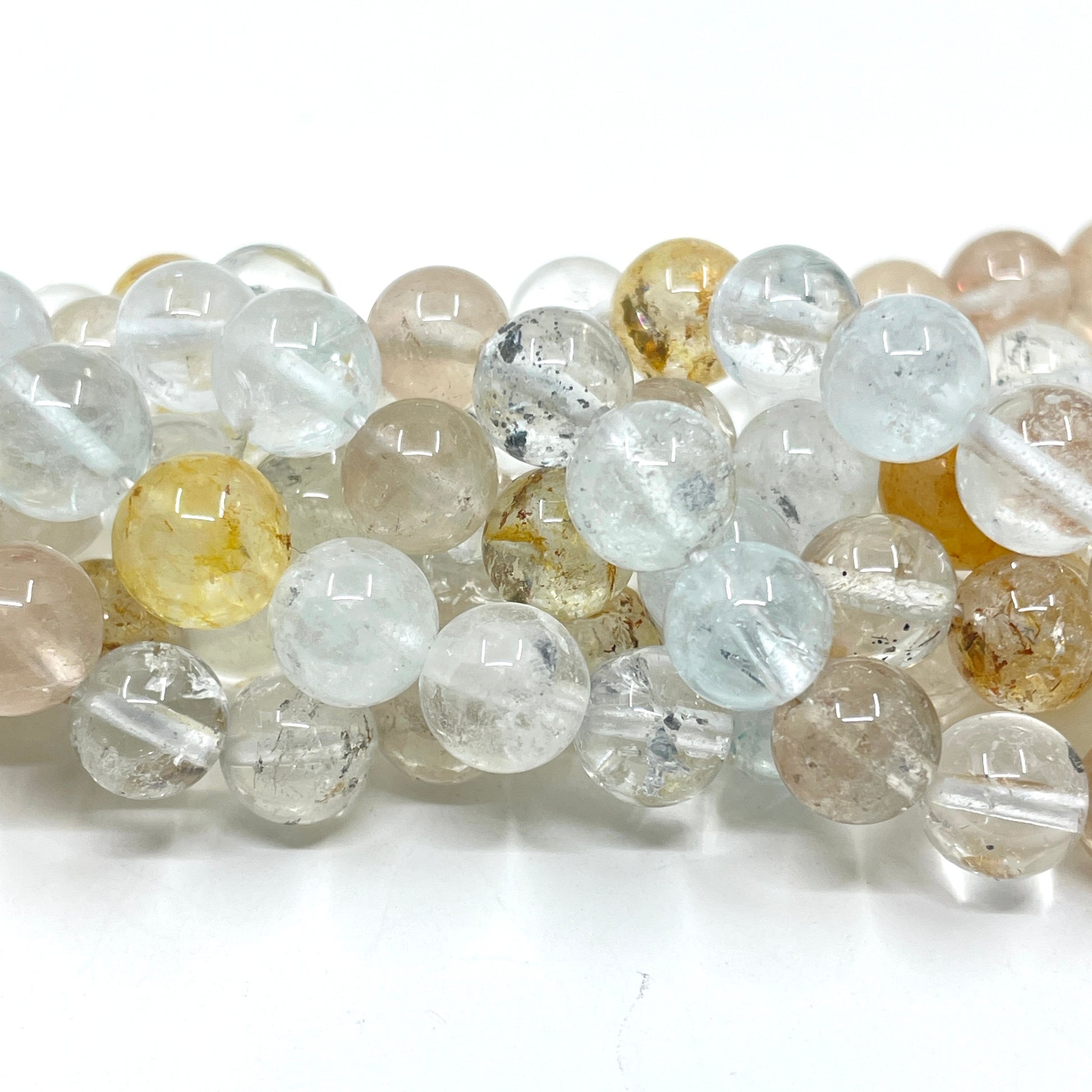 Round Topaz Beads