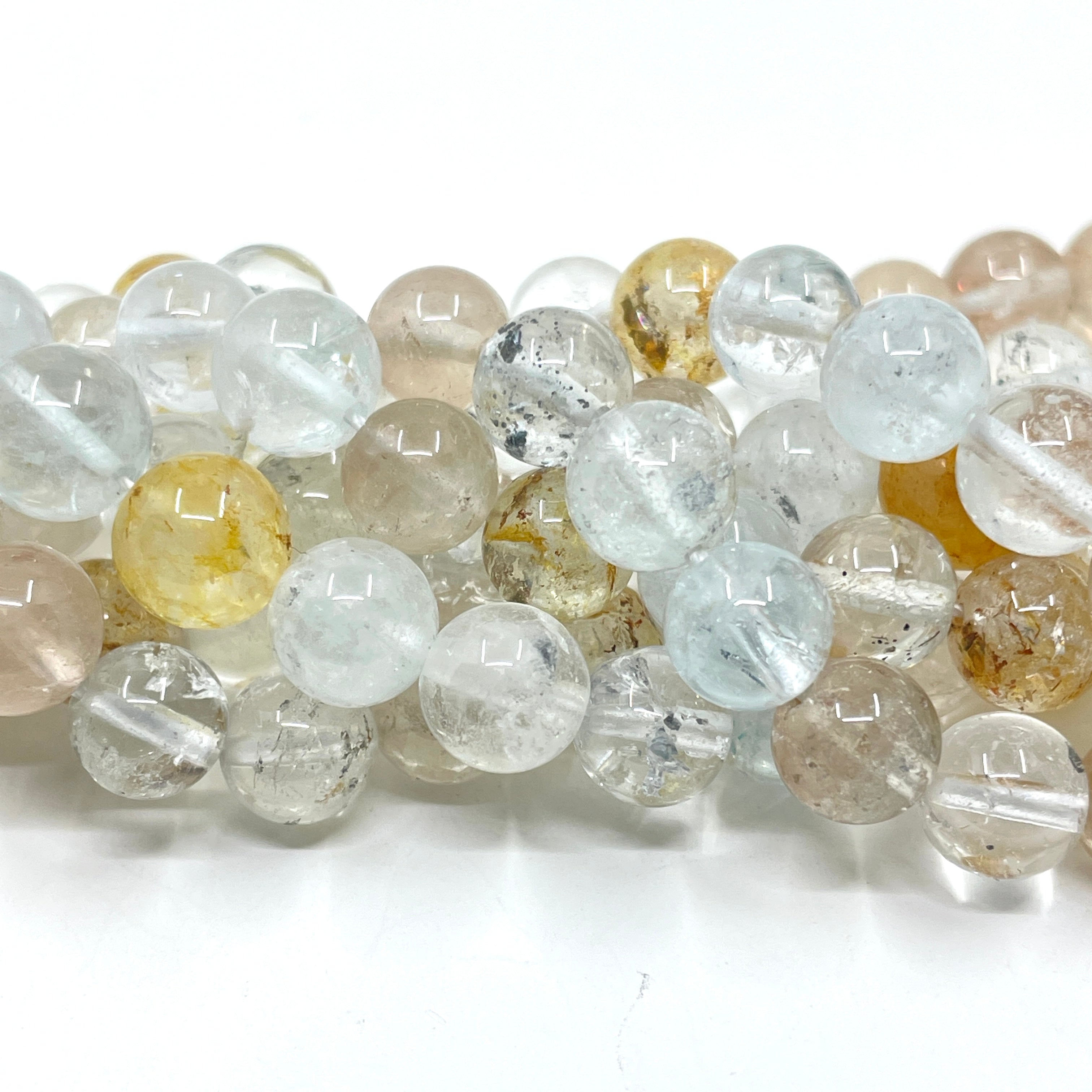 Round Topaz Beads