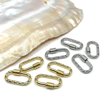 Gold Silver Screw Locks