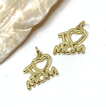 I love mom pendant