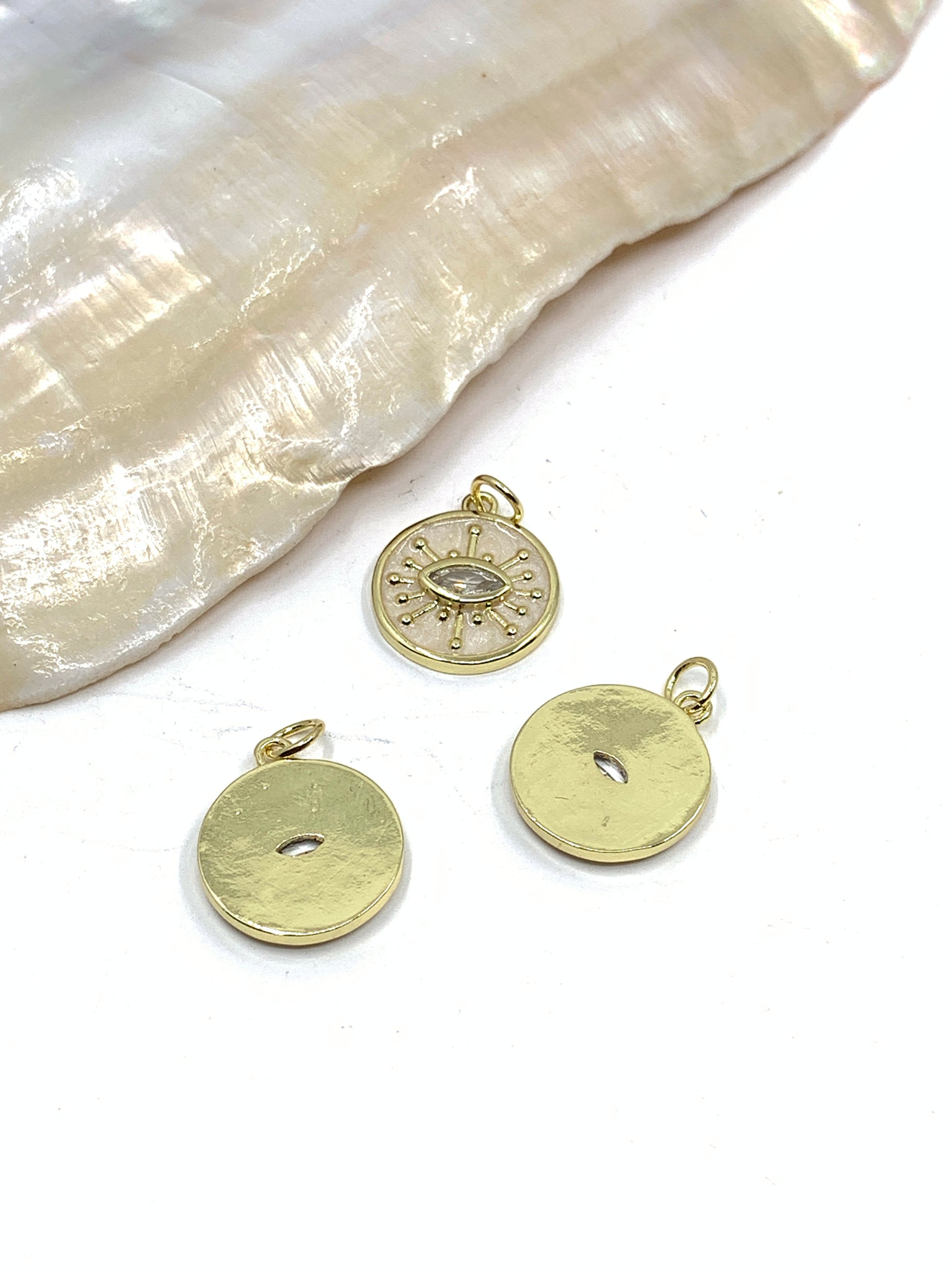Enamel Evil Eye Charm