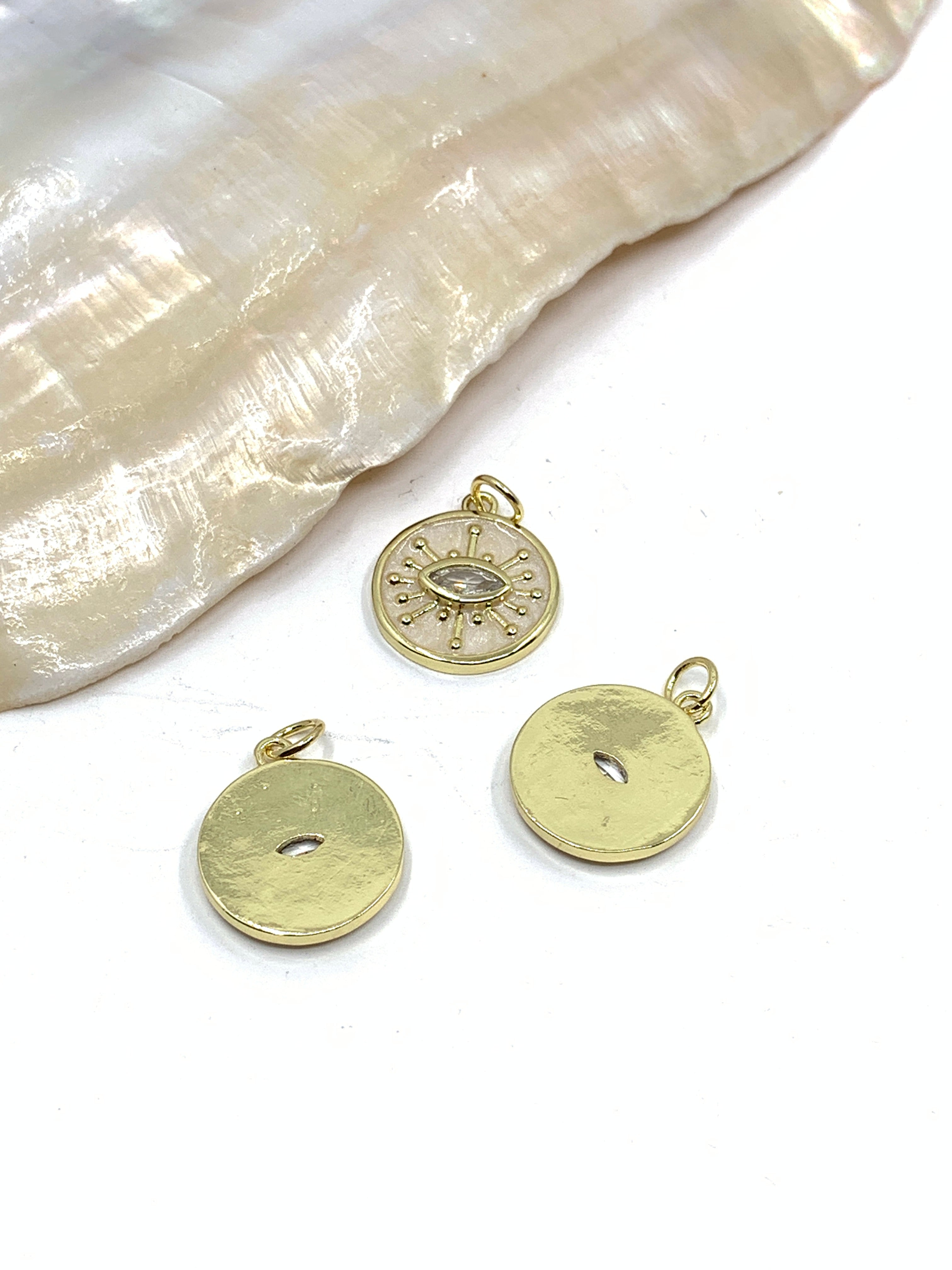 Enamel Evil Eye Charm