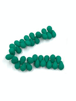 Velvet Emerald Green Beads