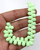 Velvet Soft Lime Beads