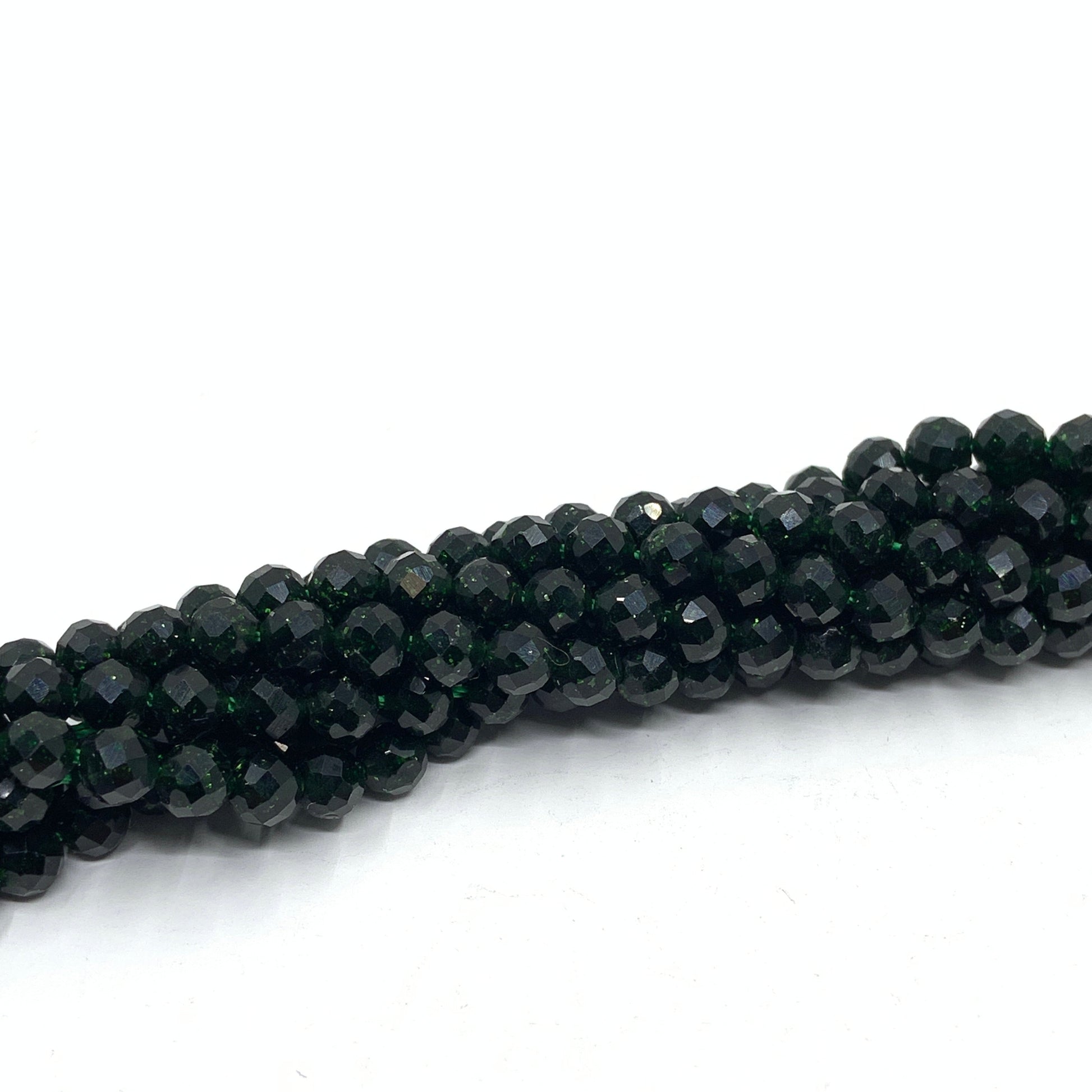 Green sandstone beads