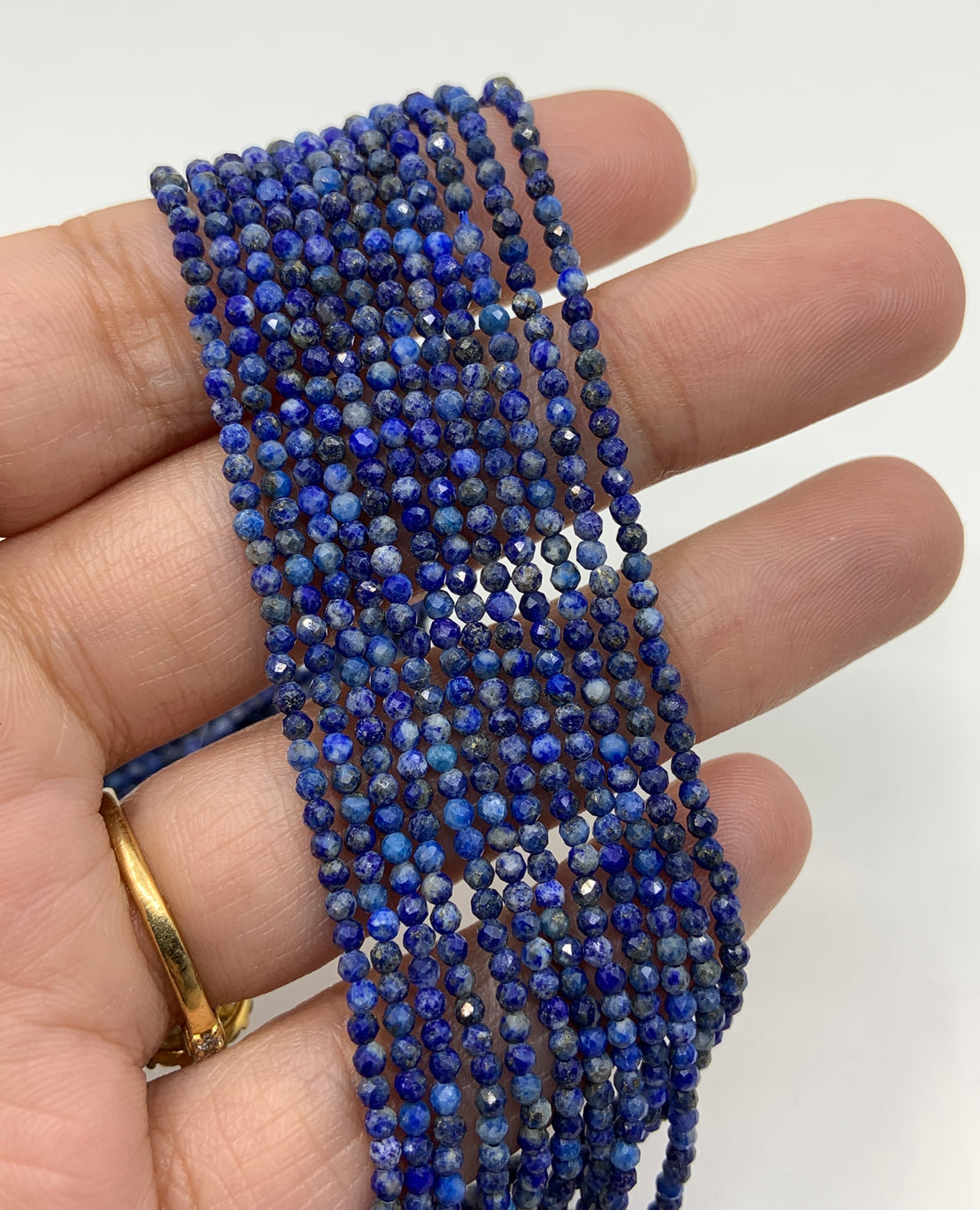 2mm Round Faceted Gemstone Beads