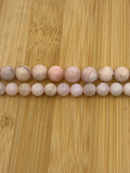 Pink Opal gemstone beads