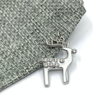 Enamel Reindeer Pendant