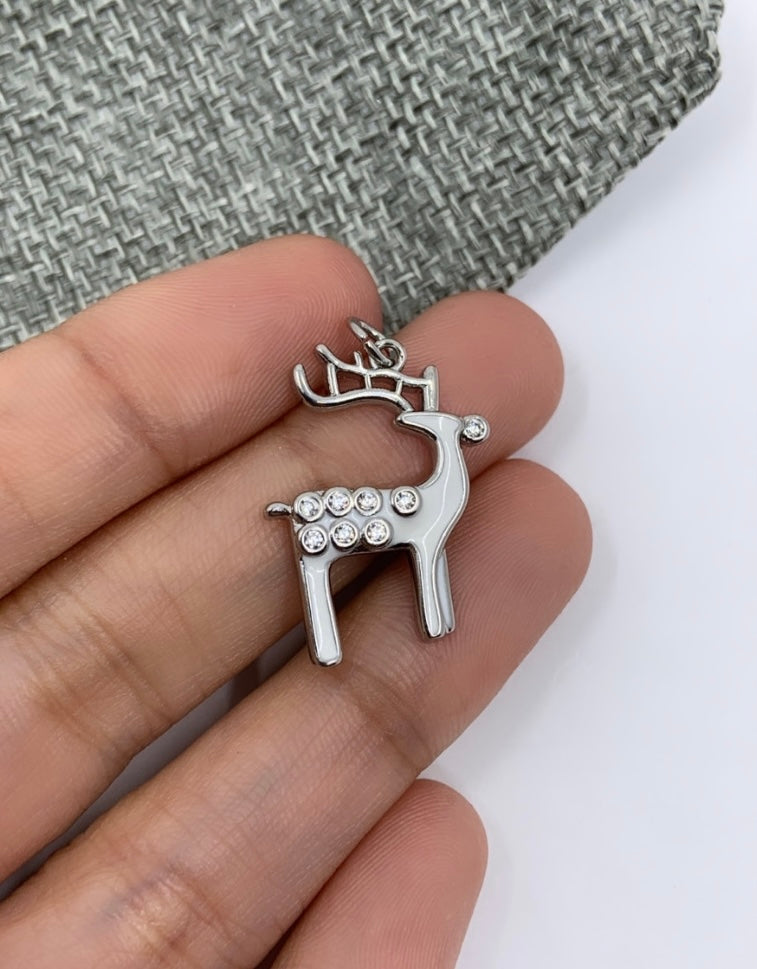Enamel Pendant on hand for size reference