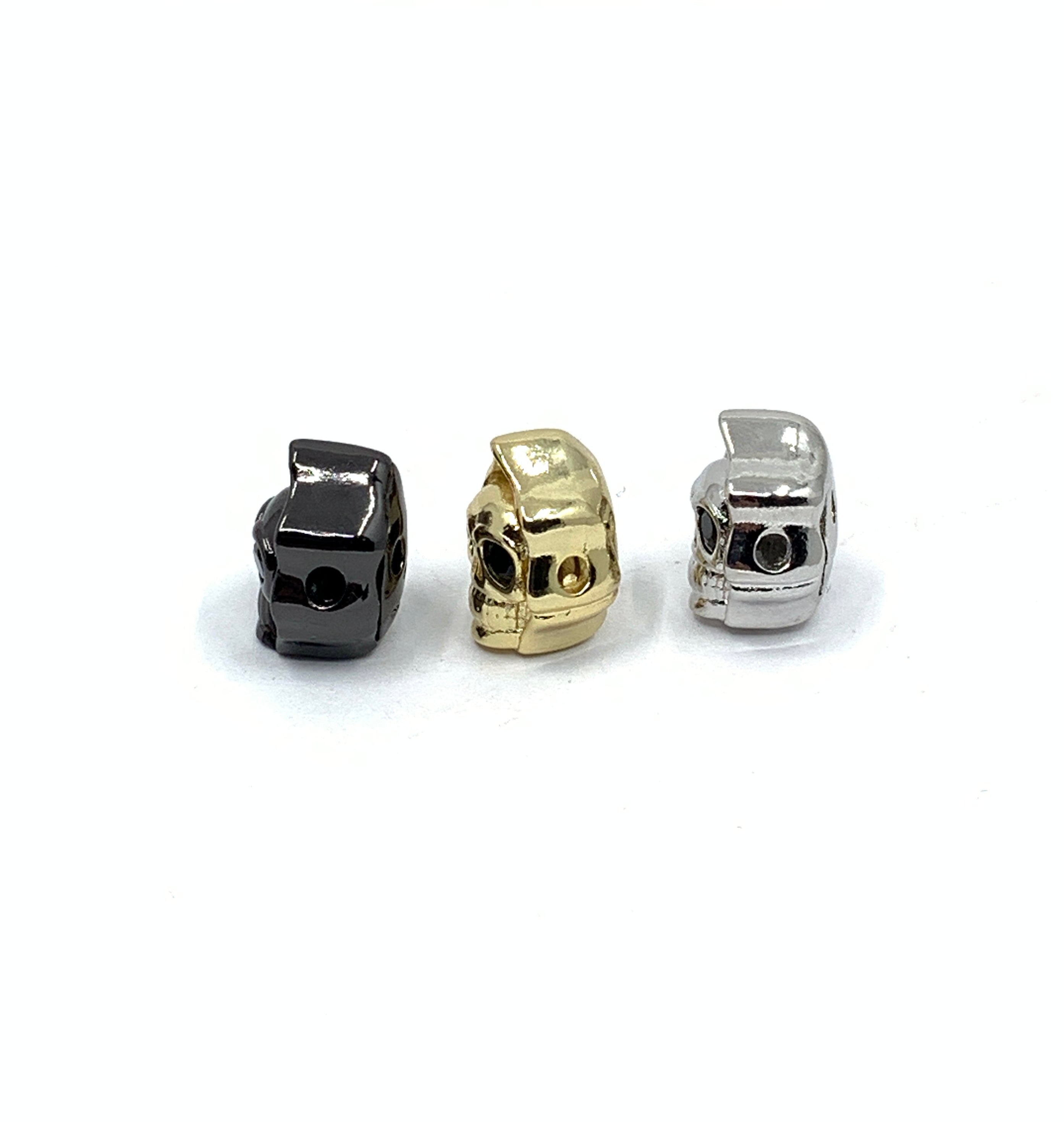 Skull beads for making beaded bracelets