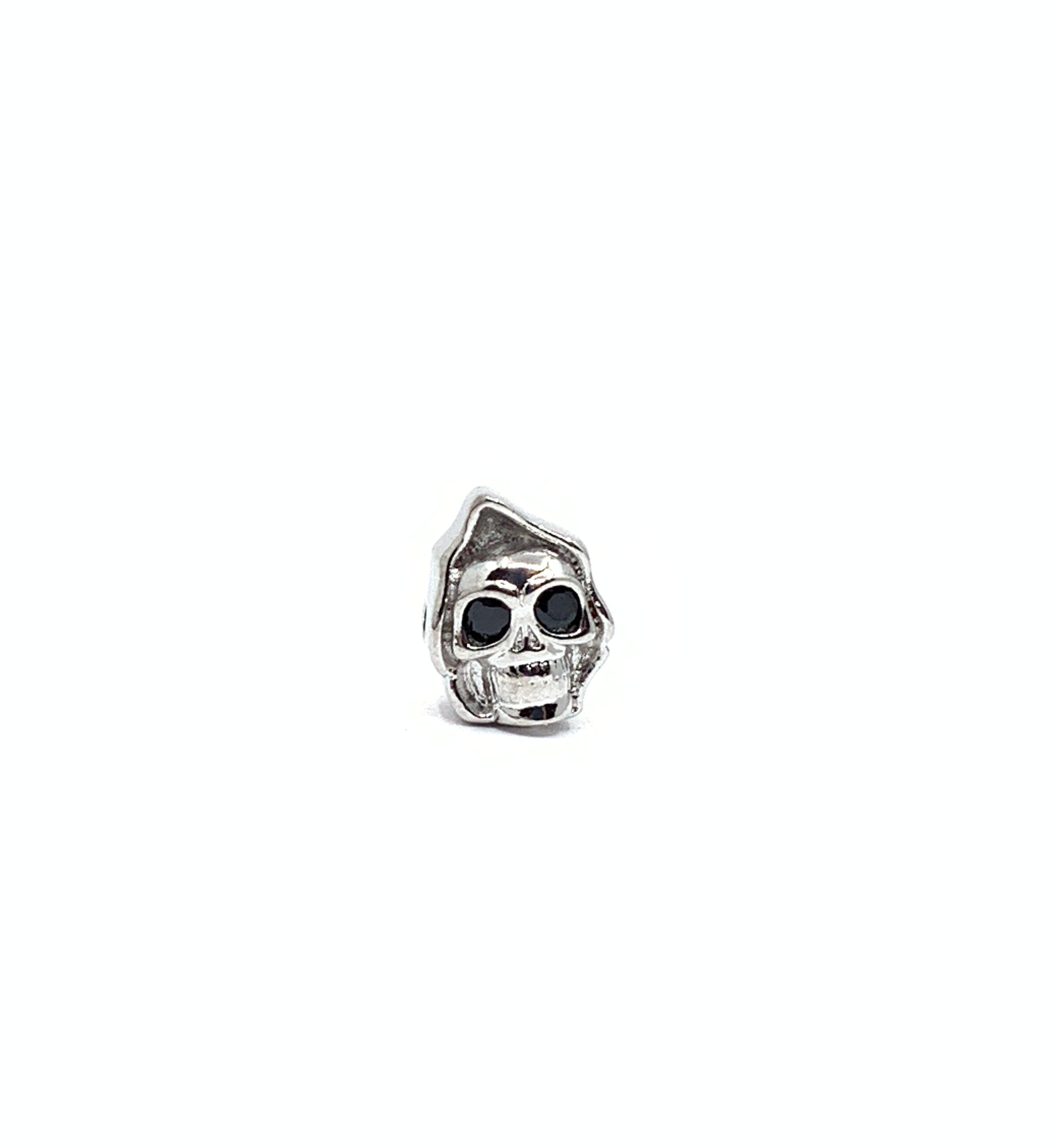 Silver Skull Beads