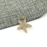 Sparkling CZ Starfish Pendant