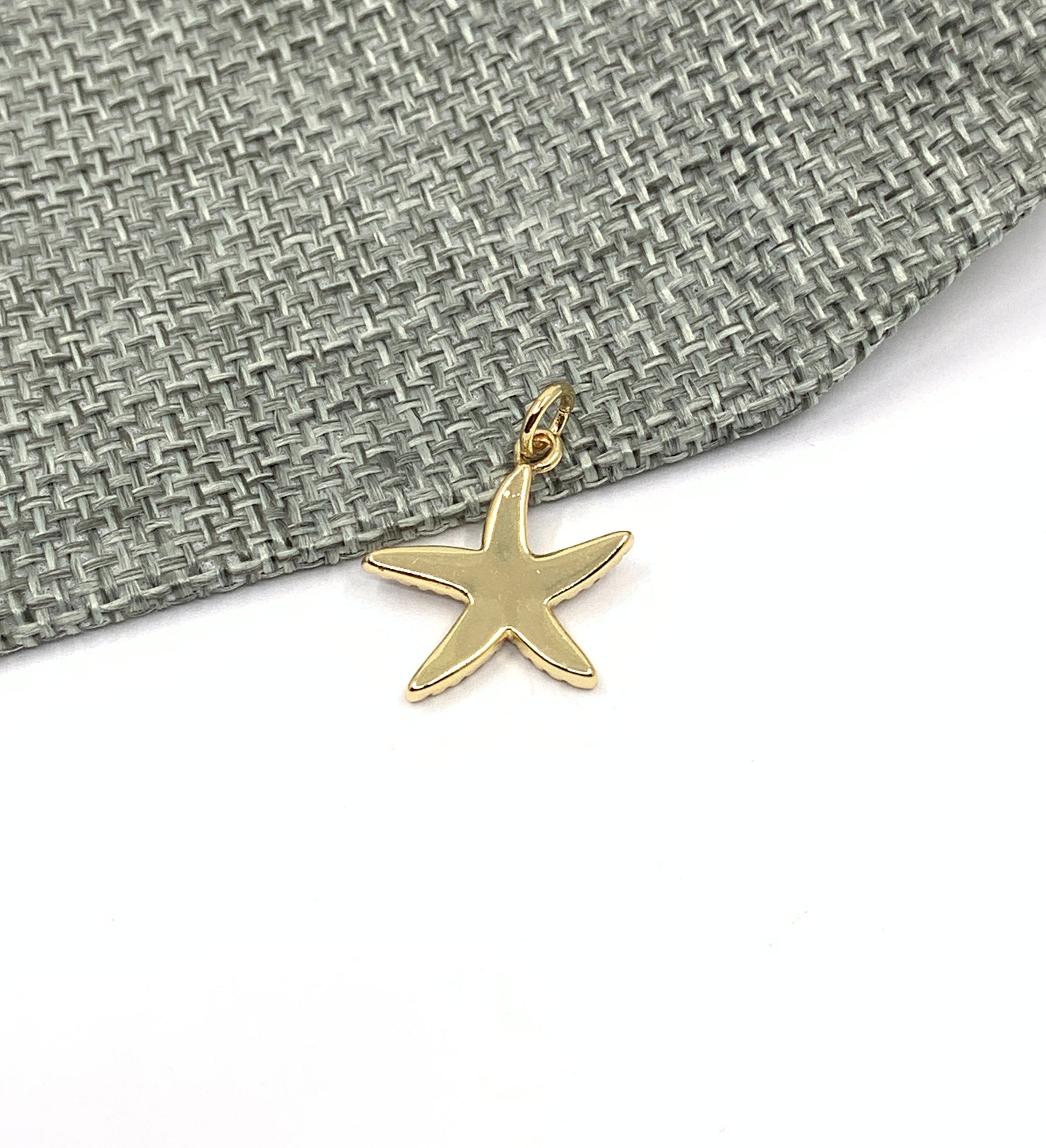 Back side of starfish charm