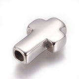 Stainless Steel Cross Shape Bead